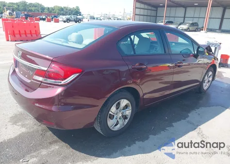 2013 Honda Civic Lx from USA, damaged, VIN 19XFB2F50DE237149